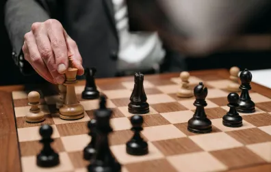 Schaakspel wat refereert naar concentratie 