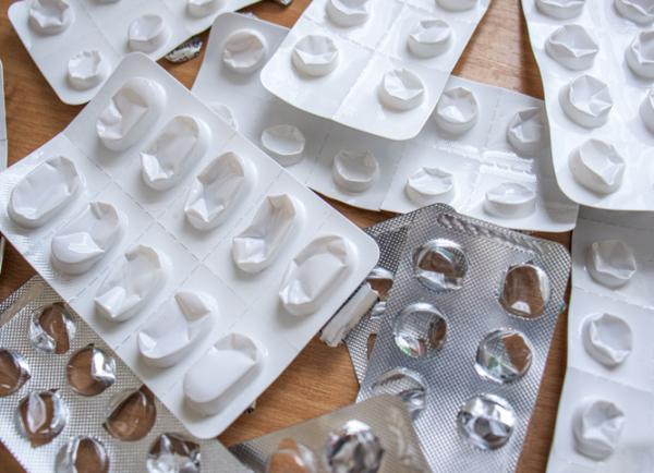 Meerder lege medicijnstrips